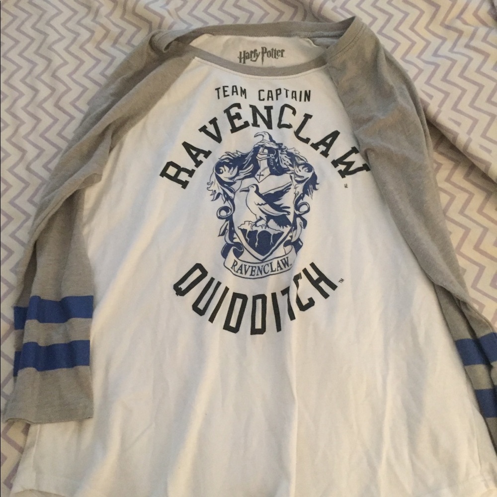 3 quarter sleeve Harry Potter Ravenclaw tee